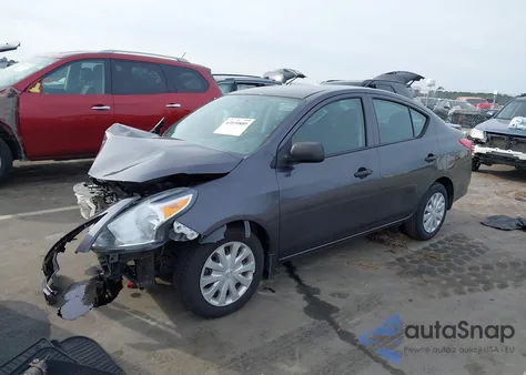 2015 Nissan Versa 1.6 S+ z USA, uszkodzony, nr VIN 3N1CN7APXFL905508